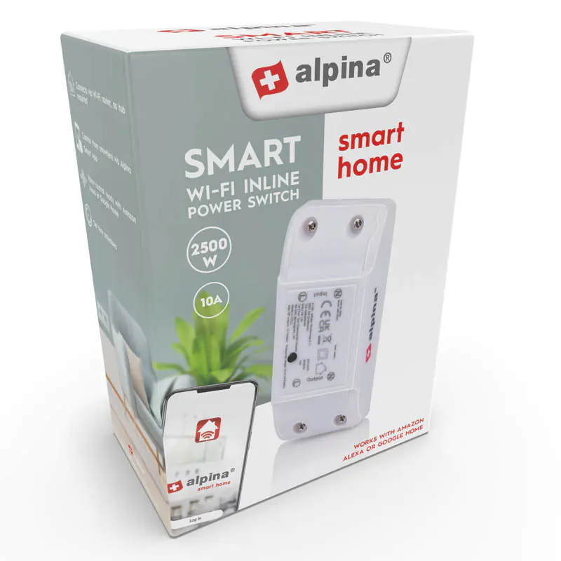 ⁨Alpina - Wi-Fi Smart Circuit Breaker 230 V 10 A⁩ at Wasserman.eu