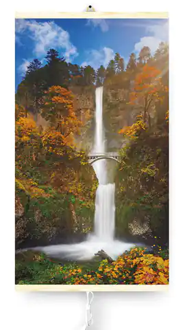 ⁨Infrarotheizung. Strahlerbild. (Wasserfall)⁩ im Wasserman.eu