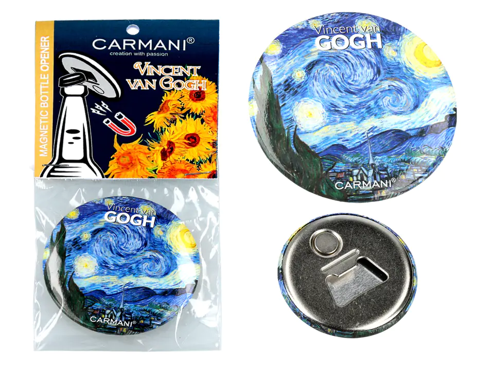 ⁨Otwieracz z magnesem - V. van Gogh, Gwiaździsta Noc (CARMANI)⁩ w sklepie Wasserman.eu