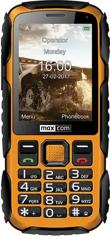 ⁨Telefon MAXCOM Strong MM920 Zółty⁩ w sklepie Wasserman.eu