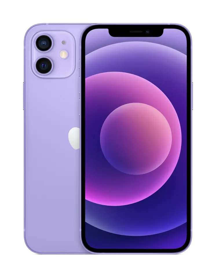 ⁨Smartphone APPLE iPhone 12 Purple 128 GB (Filetowy) MJNP3PM/A⁩ w sklepie Wasserman.eu