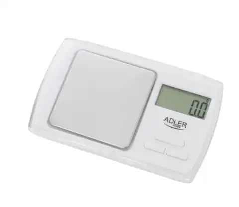 ⁨Adler AD 3161 kitchen scale White Rectangle Electronic personal scale⁩ at Wasserman.eu
