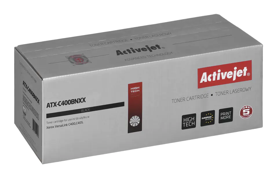 ⁨Activejet ATX-C400BNXX Toner (zamiennik Xerox 106R03532; Supreme; 10500 stron; czarny)⁩ w sklepie Wasserman.eu