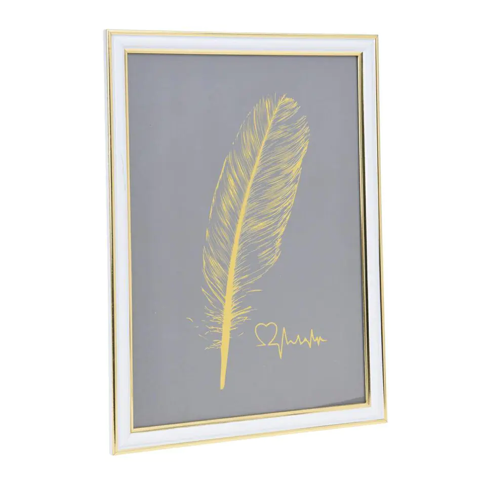 Ramka na zdjęcie wisząca złota 29,5x21 cm w sklepie Wasserman.eu