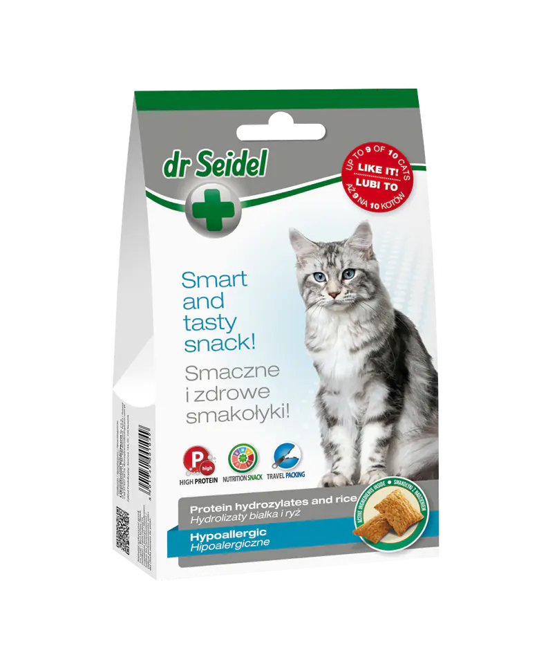 ⁨DR SEIDEL Hypoallergenic TREATS for cats 50 g⁩ at Wasserman.eu