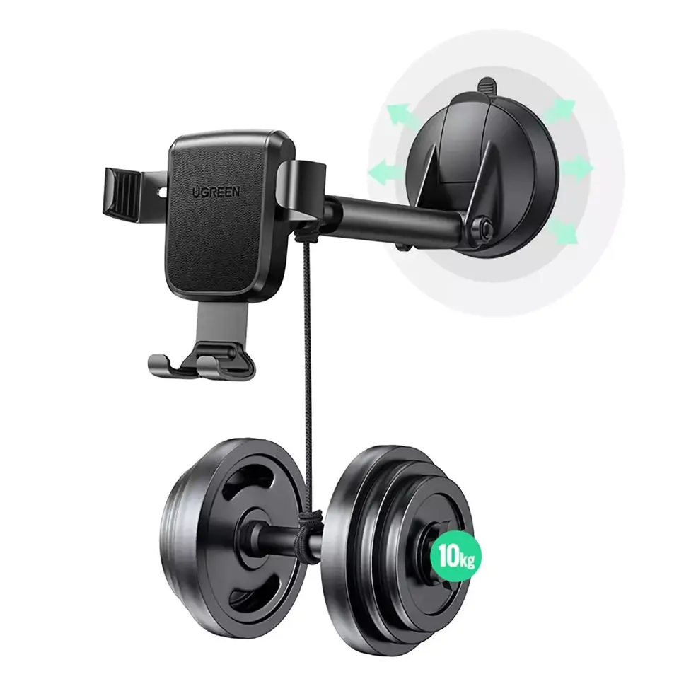 ⁨Ugreen Gravity Holder for Dashboard Phone Cockpit Black (LP200 60990B)⁩ at Wasserman.eu