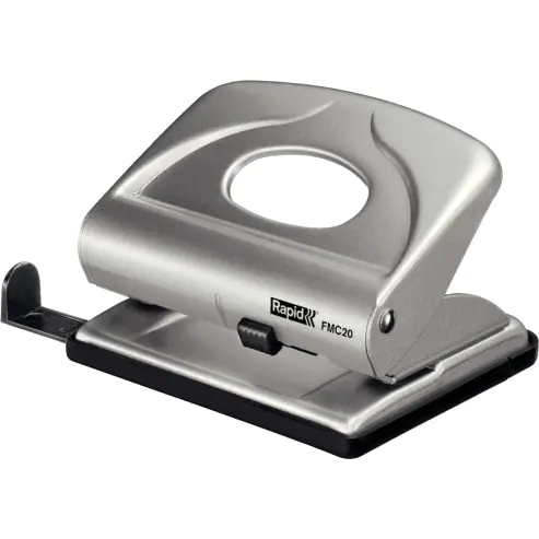 ⁨Punch hole punch FMC20 RAPID silver 20 sheets 21835402⁩ at Wasserman.eu