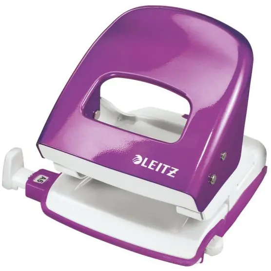 ⁨Punch 5008 LEITZ purple 30 sheets large metal 50081062⁩ at Wasserman.eu