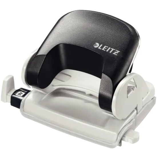 ⁨Medium hole punch 50380095 LEITZ NeXXt black 16 sheets⁩ at Wasserman.eu