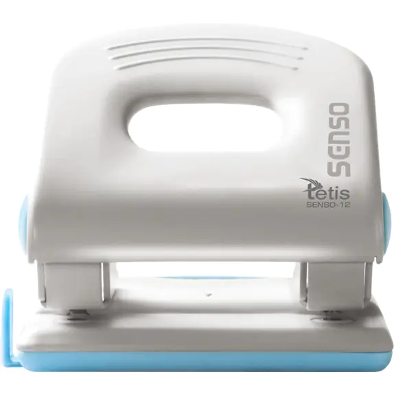 ⁨Office hole punch blue for 40 sheets SENSO-12 TETIS⁩ at Wasserman.eu