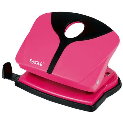 ⁨Dziurkacz EAGLE TYP6602 COLORtouch różowy 16 kartek 110-1688⁩ w sklepie Wasserman.eu