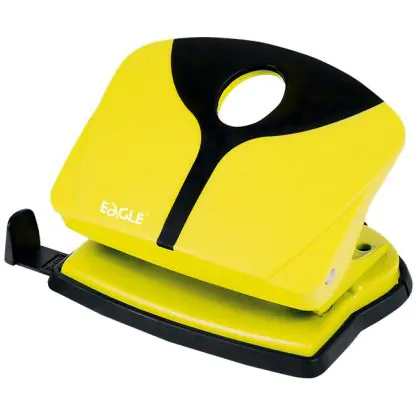 ⁨Dziurkacz EAGLE TYP6602 COLORtouch żółty 16 kartek 110-1689⁩ w sklepie Wasserman.eu