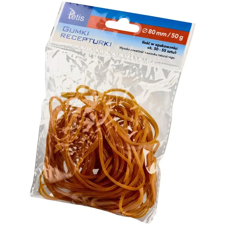 ⁨Rubber bands 80mm 50g GG205-E TETIS⁩ at Wasserman.eu