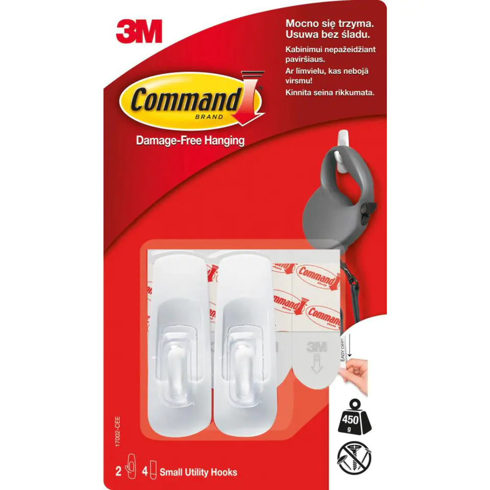 ⁨Hooks COMMAND 17002 PL reusable. small 2pcs. UU001571924⁩ at Wasserman.eu