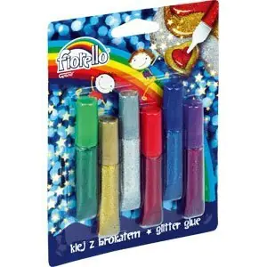 ⁨Glitter glue FIORELLO GR-BK06 6 colors x6ml 170-2229⁩ at Wasserman.eu