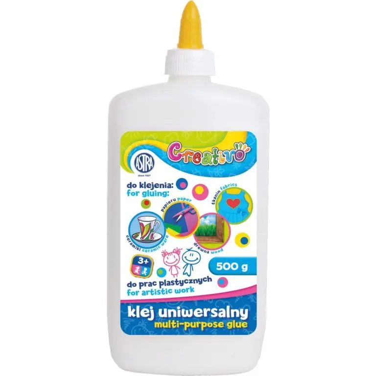 ⁨Klej uniwersalny w płynie CREATIVO szkolny 500g 401113002 ASTRA⁩ w sklepie Wasserman.eu