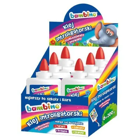 ⁨Klej magiczny szkolny w tubce 45g Hokus Pokus BAMBINO St.Majewski⁩ w sklepie Wasserman.eu