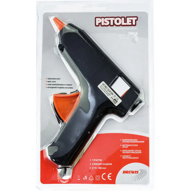 ⁨Glue gun PK40 Q11mm power 40W BREWIS⁩ at Wasserman.eu