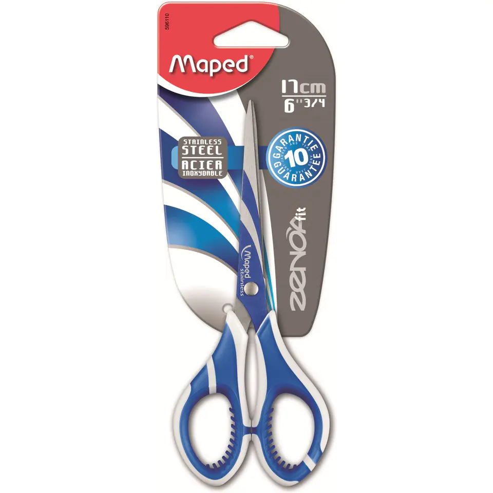 ⁨Zenoa Fit Symmetrical Scissors 17cm 596110 MAPED⁩ at Wasserman.eu