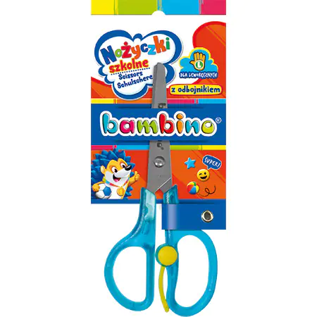 ⁨School scissors for left-handers BAMBINO with bumper St.Majewski⁩ at Wasserman.eu