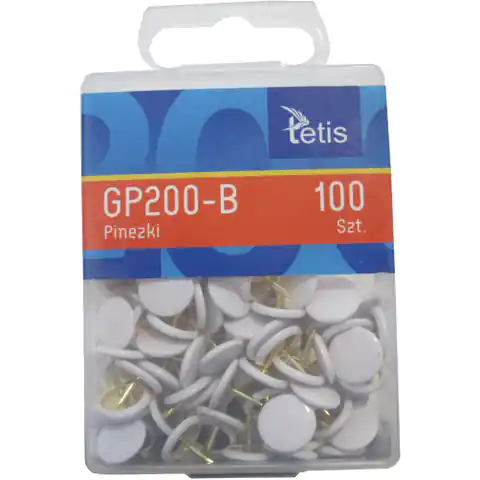 ⁨White pins (100pcs) GP200-B TETIS⁩ at Wasserman.eu