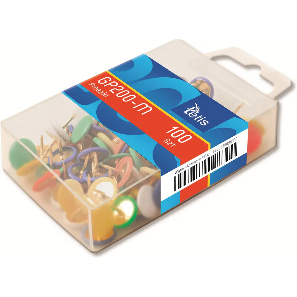 ⁨Colored pins (100pcs.) GP200-M TETIS⁩ at Wasserman.eu