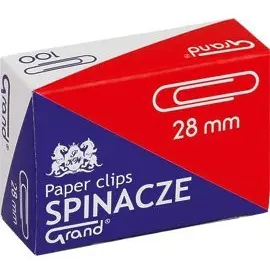 ⁨Spinacz R-28 mm GRAND 10op x 100sztuk 110-1381⁩ w sklepie Wasserman.eu