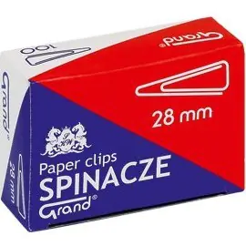 ⁨Spinacz T-28 mm GRAND trójkątny 10op x 100sztuk 110-1386⁩ w sklepie Wasserman.eu