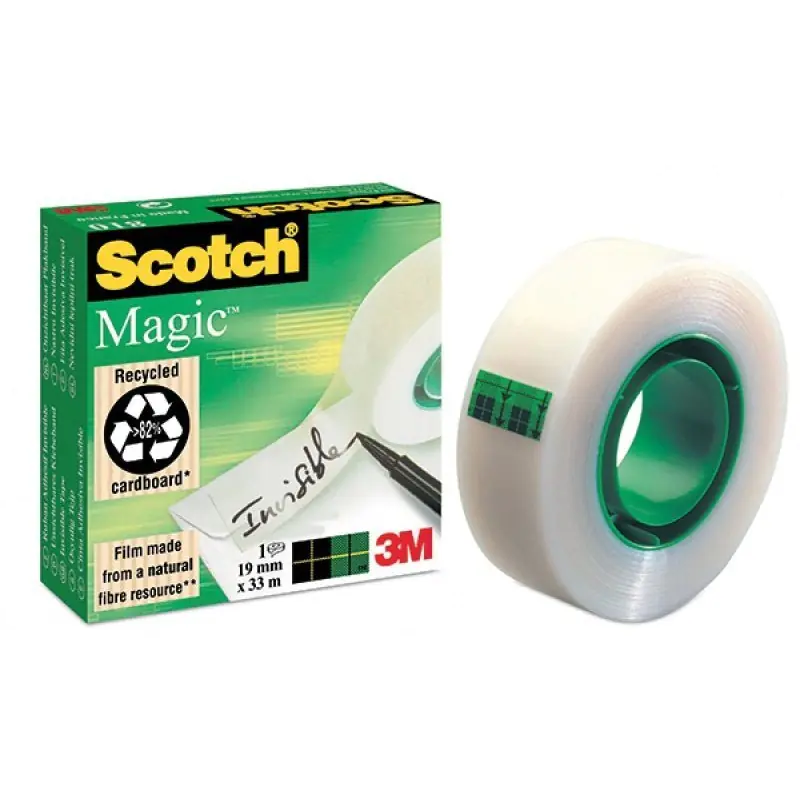 ⁨3M SCOTCH MAGIC 810 Office tape matt 19x33m 70005242196⁩ at Wasserman.eu