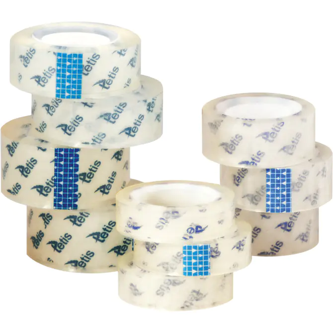 ⁨Crystal Adhesive Tape 18x10m (8pcs) BT005-B1 TETIS⁩ at Wasserman.eu