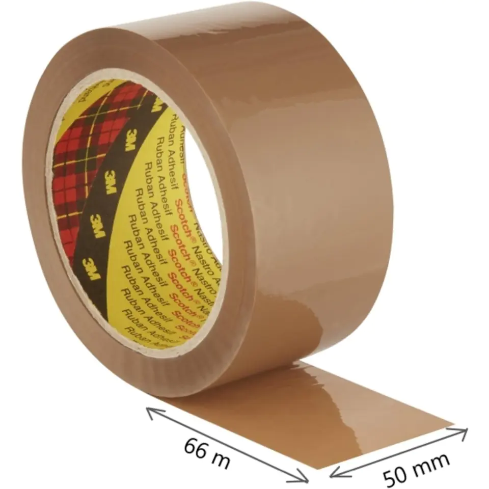 ⁨Packing tape SCOTCH 309 brown 50x66 309BWR⁩ at Wasserman.eu