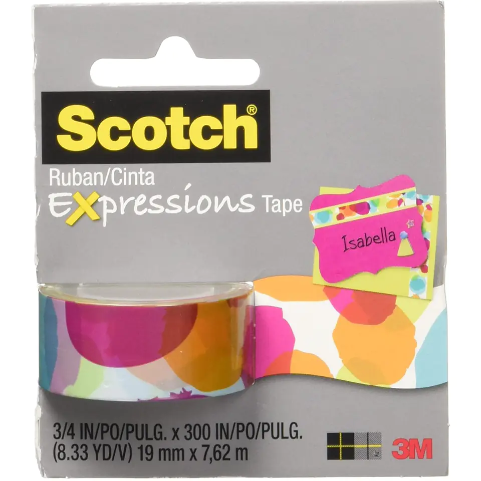 ⁨Adhesive tape 19x7,6mm C214-P8 watercolor SCOTCH EXPRESSIONS 70005191278⁩ at Wasserman.eu