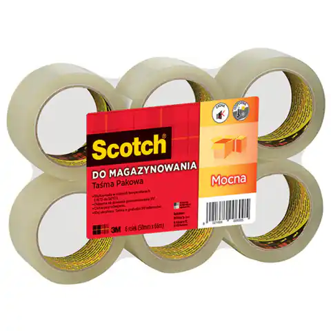⁨Packing tape SCOTCH 309 transparent 50x66 309TSP⁩ at Wasserman.eu