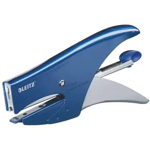 ⁨Scissor stapler metallic blue (No 8) 15 sheets 55470033⁩ at Wasserman.eu