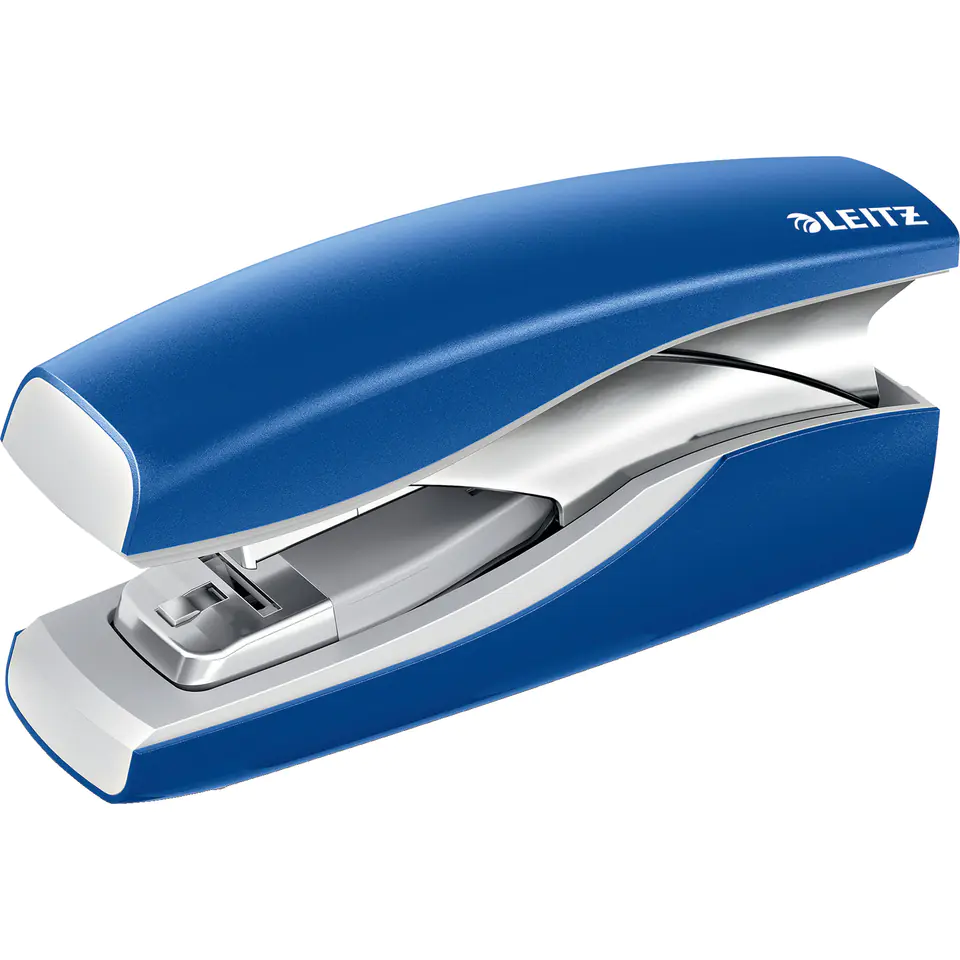 ⁨LEITZ New NeXXt Softpress Flat Clinch blue 56030035⁩ at Wasserman.eu