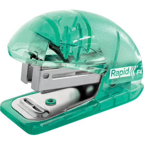 ⁨Zszywacz mini RAPID COLOUR"ICE F4 zielony 5001326⁩ w sklepie Wasserman.eu