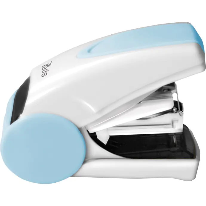 ⁨Mini Stapler 10' blue-white 20k GV080-NB TETIS⁩ at Wasserman.eu