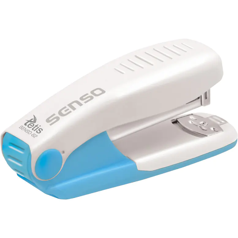 ⁨Metal stapler Senso-62 blue 25 sheets TETIS⁩ at Wasserman.eu