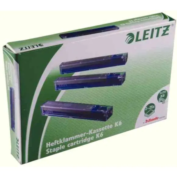 ⁨Staples K6 for cassette stapler 5551 and 5550 26/6 LEITZ⁩ at Wasserman.eu