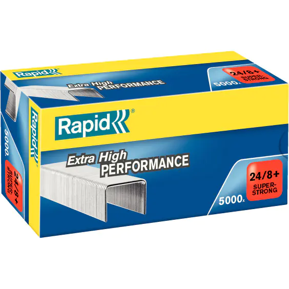 ⁨Zszywki RAPID Super Strong 24/8+ 5M 24860100⁩ w sklepie Wasserman.eu