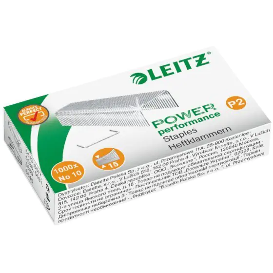 ⁨Staples LEITZ Galvanized Nr. 10 55770000⁩ at Wasserman.eu