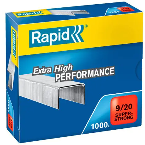 ⁨Staples 9/20 1M 1000pcs Strong 24871700 RAPID⁩ at Wasserman.eu