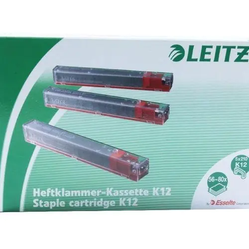 ⁨Zszywki K12 do zszywacza kasetowego 5551 i 5550 26/12 LEITZ 55940000⁩ w sklepie Wasserman.eu