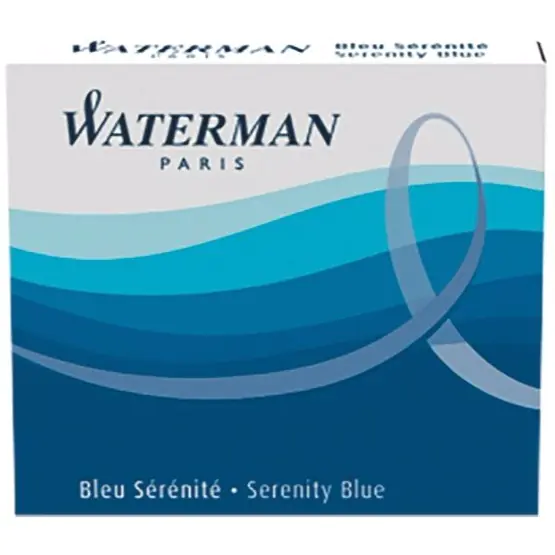⁨Naboje WATERMAN krótkie niebieskie S0110950⁩ w sklepie Wasserman.eu