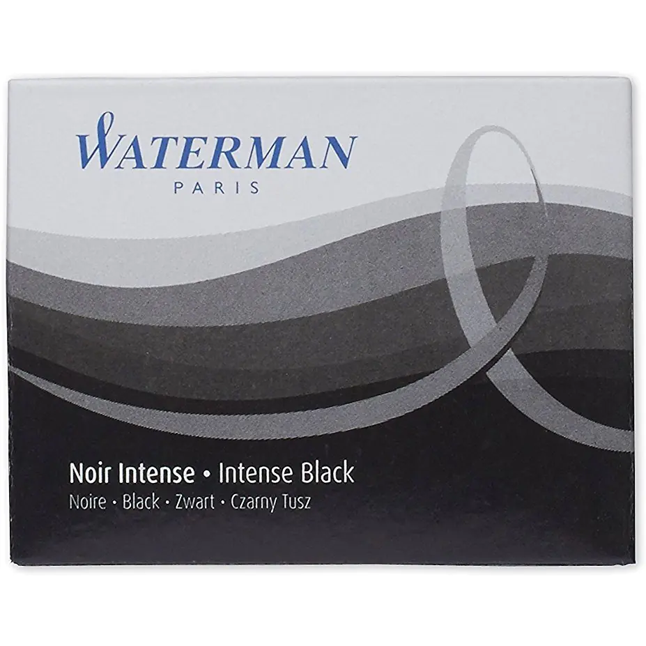 ⁨Naboje WATERMAN(8) czarne /30 S0110850⁩ w sklepie Wasserman.eu