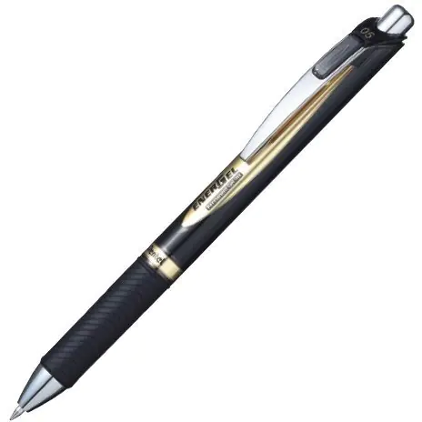 ⁨Cienkopis kulkowy BLP75 czarny ENERGEL automatyczny 0,5 PENTEL⁩ w sklepie Wasserman.eu