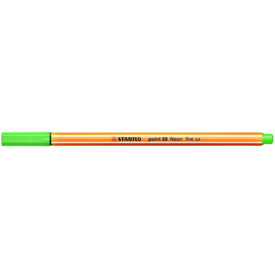 ⁨Fineliner STABILO point 88/033 neon green⁩ at Wasserman.eu