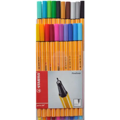 ⁨Fineliner STABILO point 8820 0.4mm 20 colors⁩ at Wasserman.eu