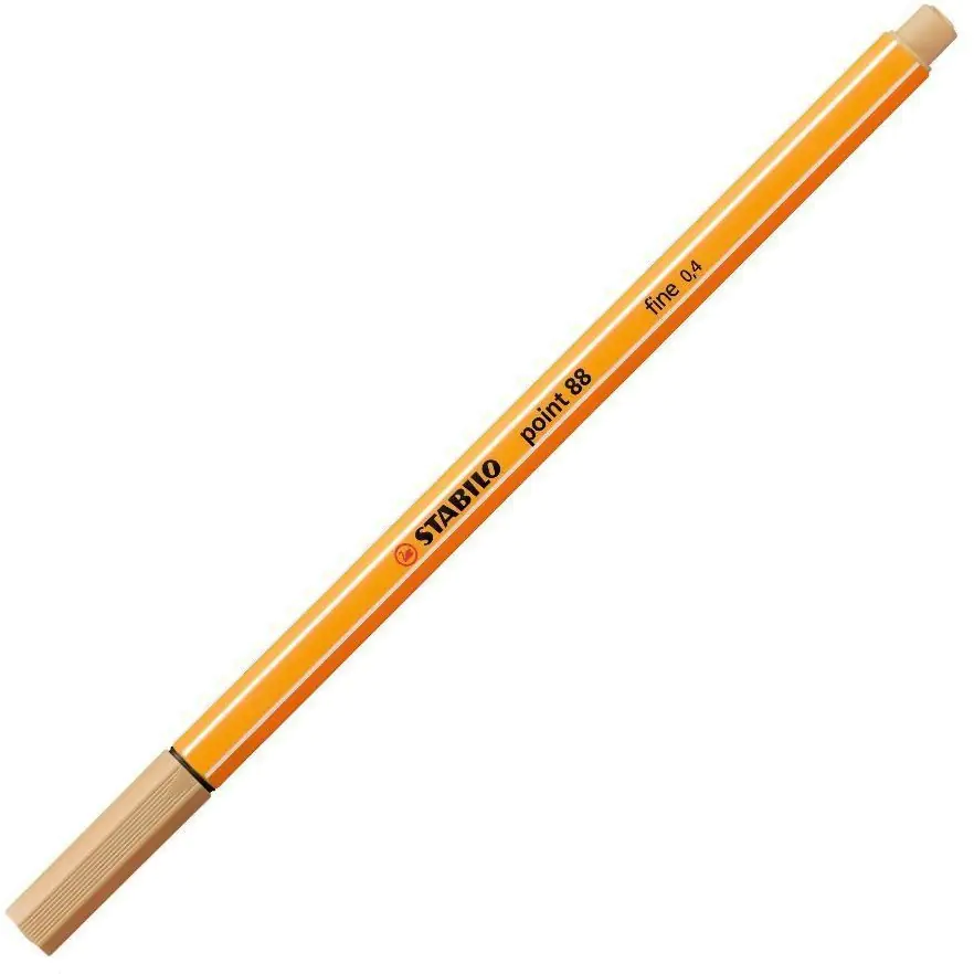 ⁨Fineliner STABILO point 88/88 0,4mm bright ocher⁩ at Wasserman.eu