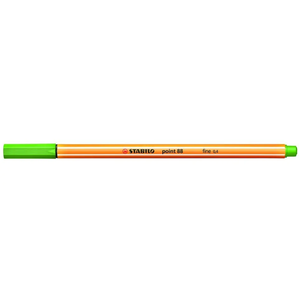 ⁨Fineliner STABILO point 88/43 0.4mm leaf green⁩ at Wasserman.eu